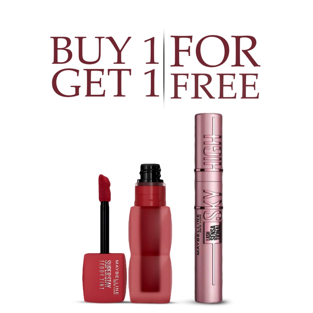 Maybelline Offer Mascara Sky High & Get " Teddy Tint Free "