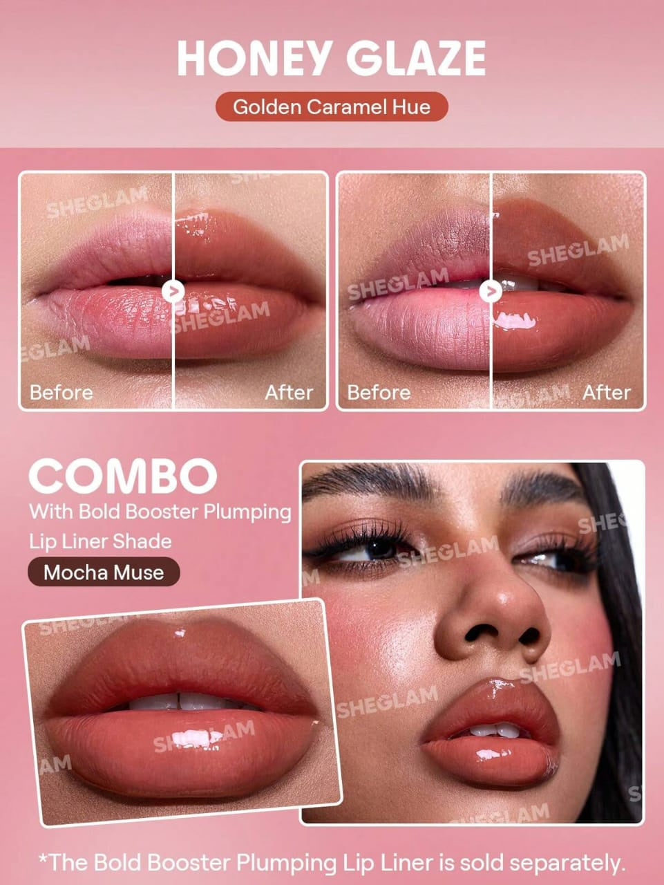 Buy One Get One SHEGLAM Bold Booster Lip Plumper