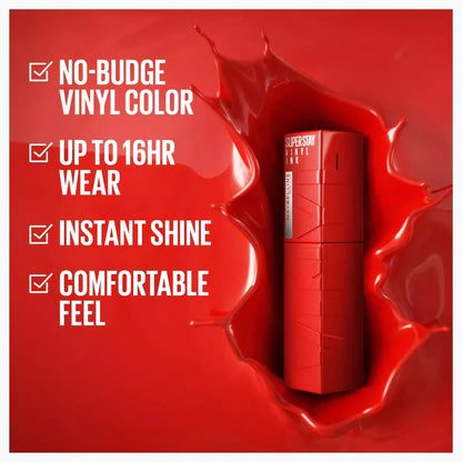 Buy One Get Two "Maybelline SuperStay Vinyl Ink Longwear Transfer Proof Gloss Lipstick"