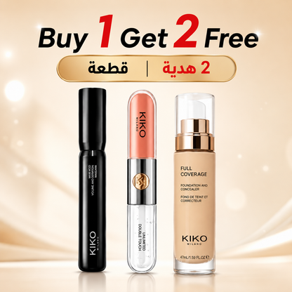Buy 1 Get 2 Free- Kiko Milano "Mascara- Double Touch 103 - Foundation"  3Pieces