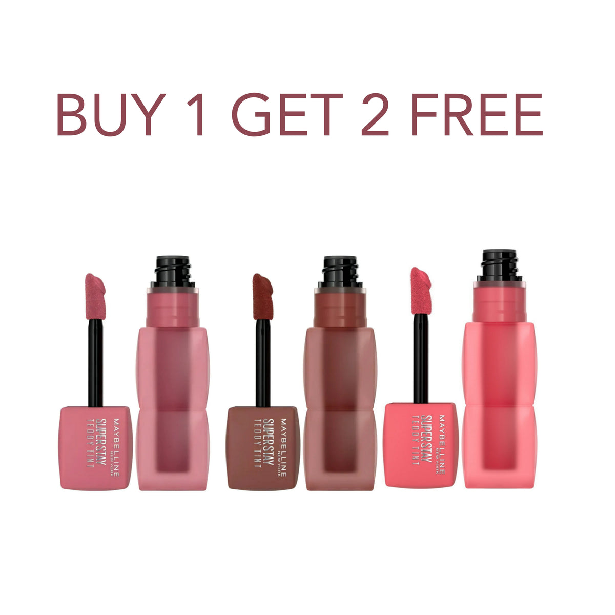 Buy 1 Get 2 Maybelline Teddy Tint