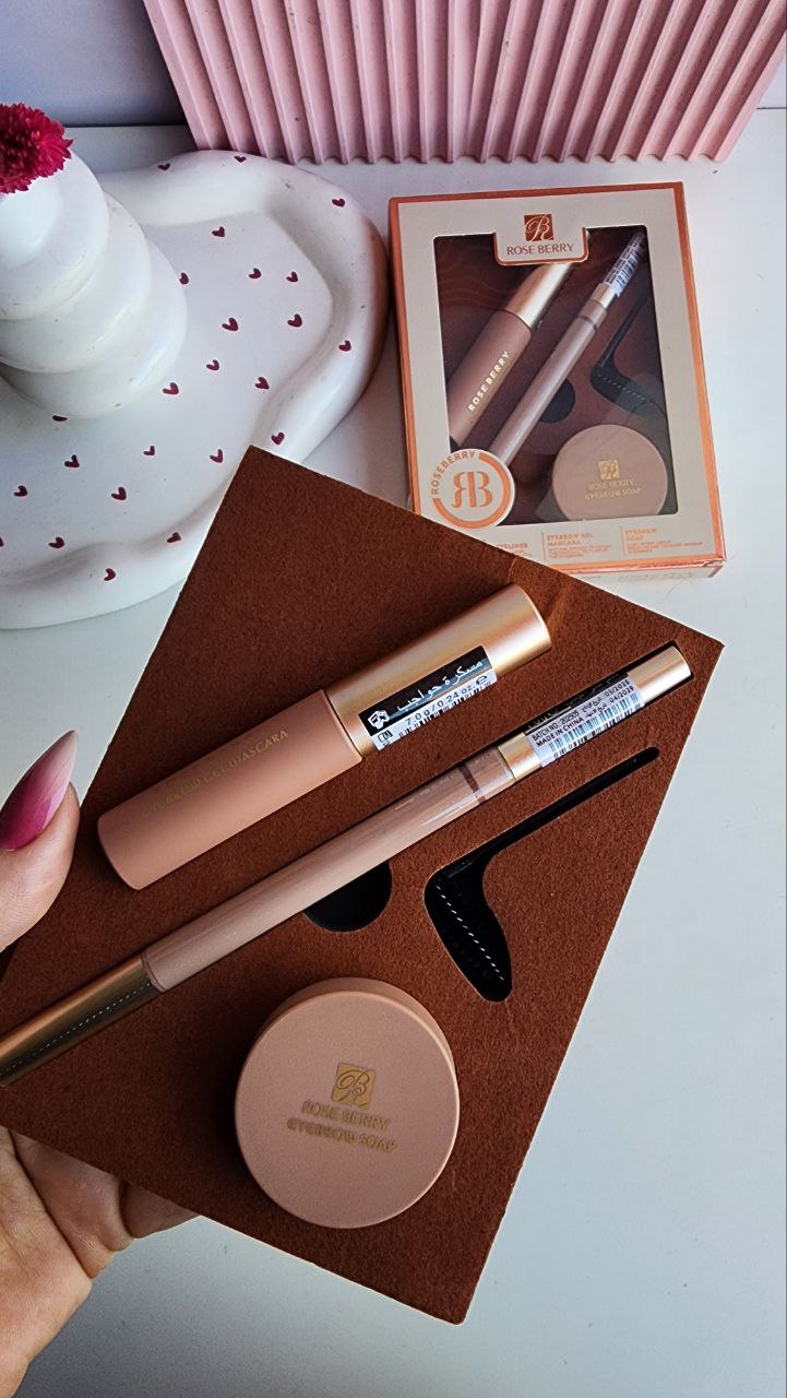 Rose Berry 3-Piece Eyebrow Set