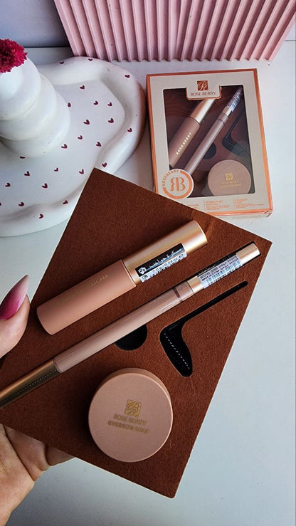 Rose Berry 3-Piece Eyebrow Set