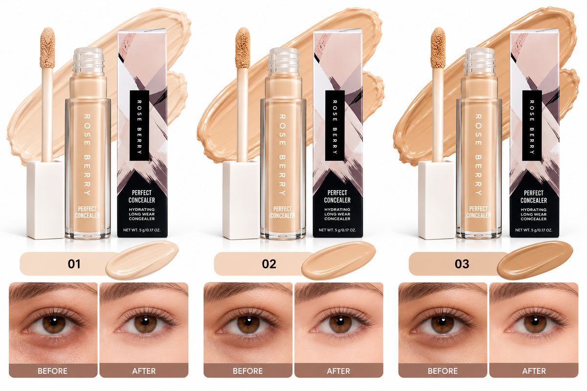 ROSE BERRY Perfect Concealer – Buy 1 Get 1 Free " 2pieces "