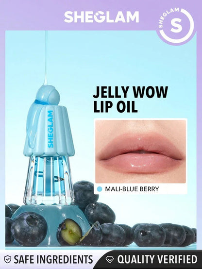 Buy 1 Get 2 Free SHEGLAM Jelly Wow Lip Oil – " 3pieces"