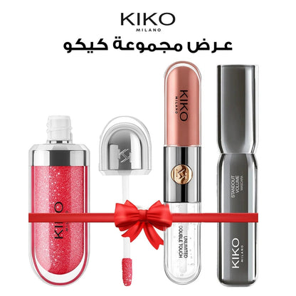 Kiko Milano Bundle Offer " Mascara - Lipgloss - Rouge kiko double " 3pieces