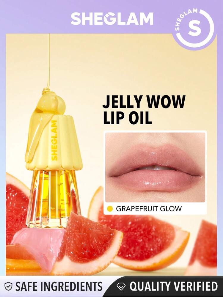 Buy 1 Get 2 Free SHEGLAM Jelly Wow Lip Oil – " 3pieces"