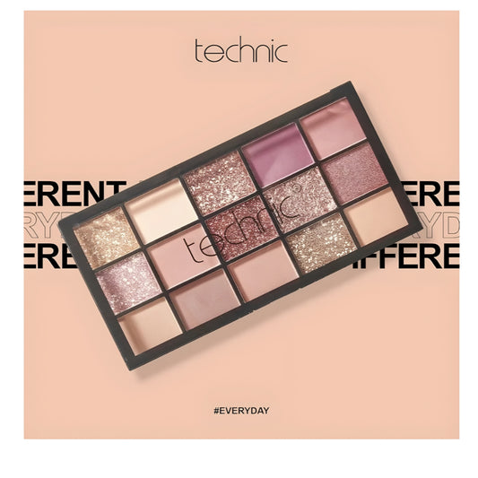 TECHNIC COSMETICS TECHNIC INVITE ONLY PRESSED PIGMENTS PALETTE  15 SHADES