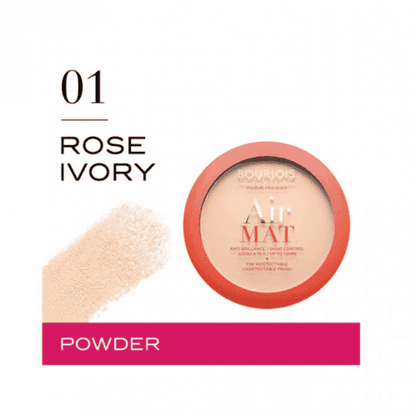 Bourjois Air Mat Compact Powder,03 Apricot Beige 10 gm - 0.35 Oz