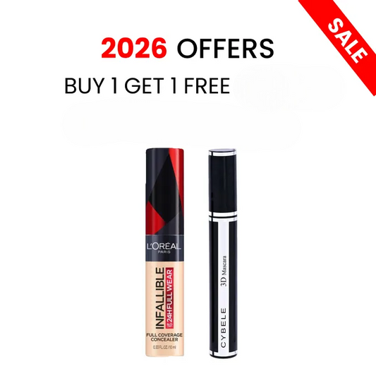 Buy 1 Get 1 Free Mascara Cybele 3d and Concealer Loreal