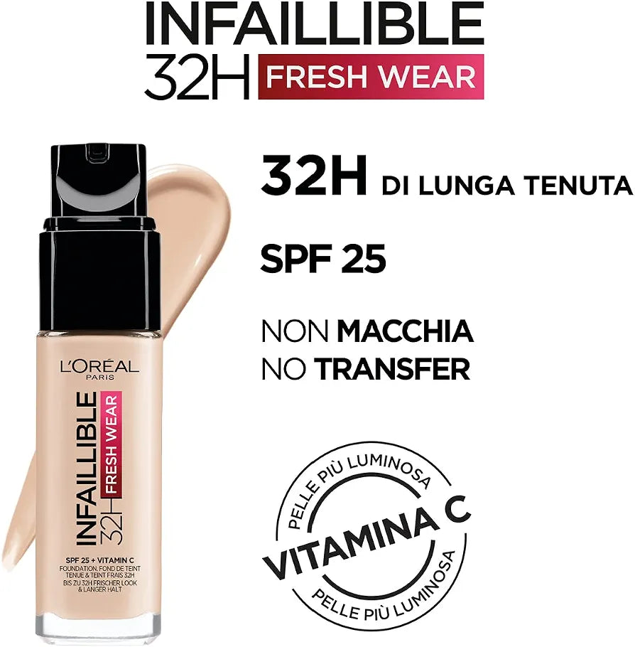 L'Oreal Paris Infaillible 32H Fresh Wear Foundation