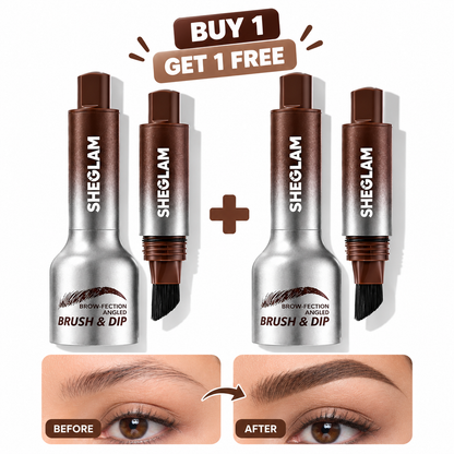 Buy 1 Get 1 Free- Sheglam Brow-Fection Angled Brush & Dip.  "2 pieces"