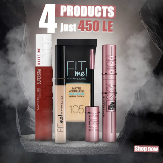 Maybelline Deal 4x1”Foundation-Concealer- Mascara- Rouge”