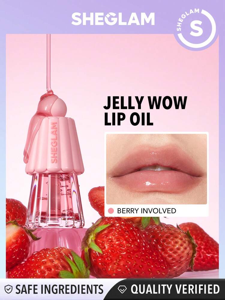 Buy 1 Get 2 Free SHEGLAM Jelly Wow Lip Oil – " 3pieces"